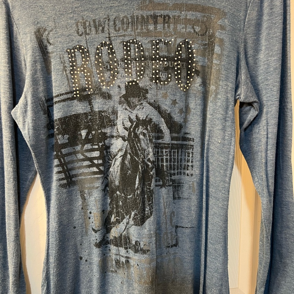 Women's Long Sleeve Rodeo Graphic Tee